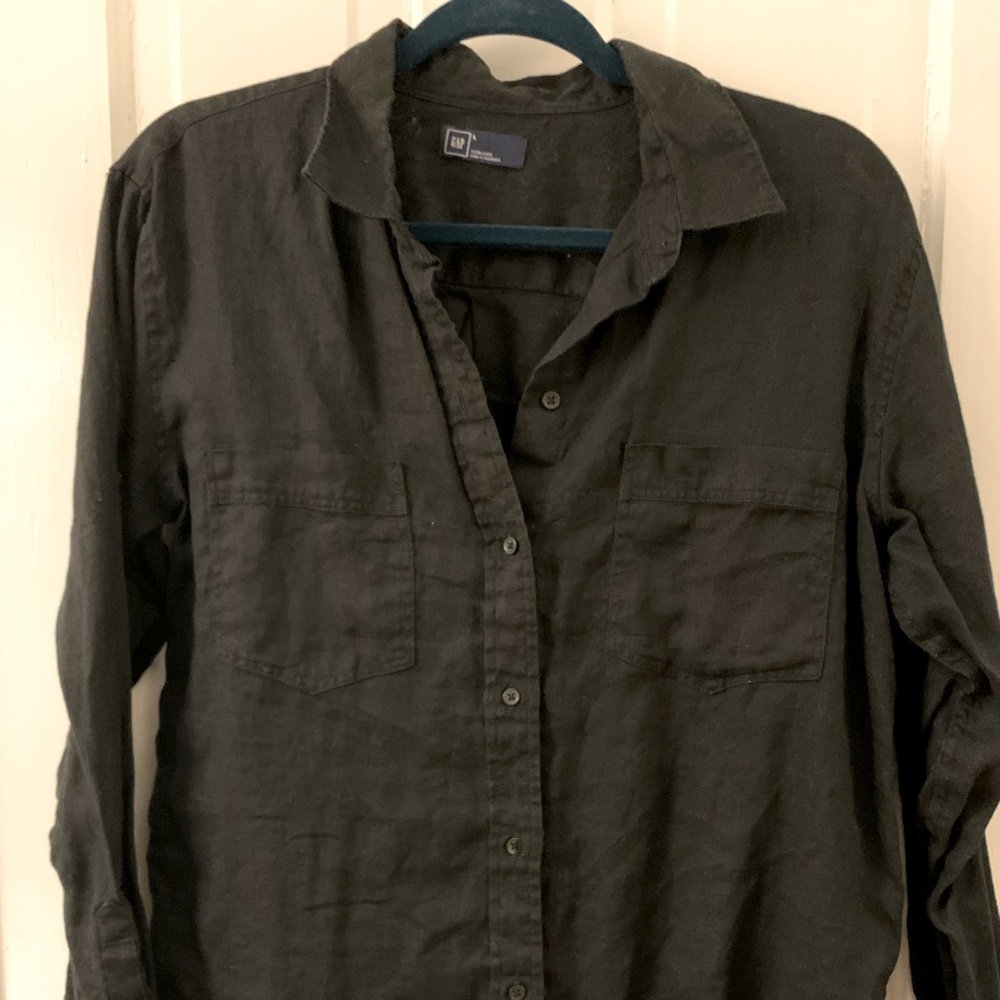 Linen Button Down
